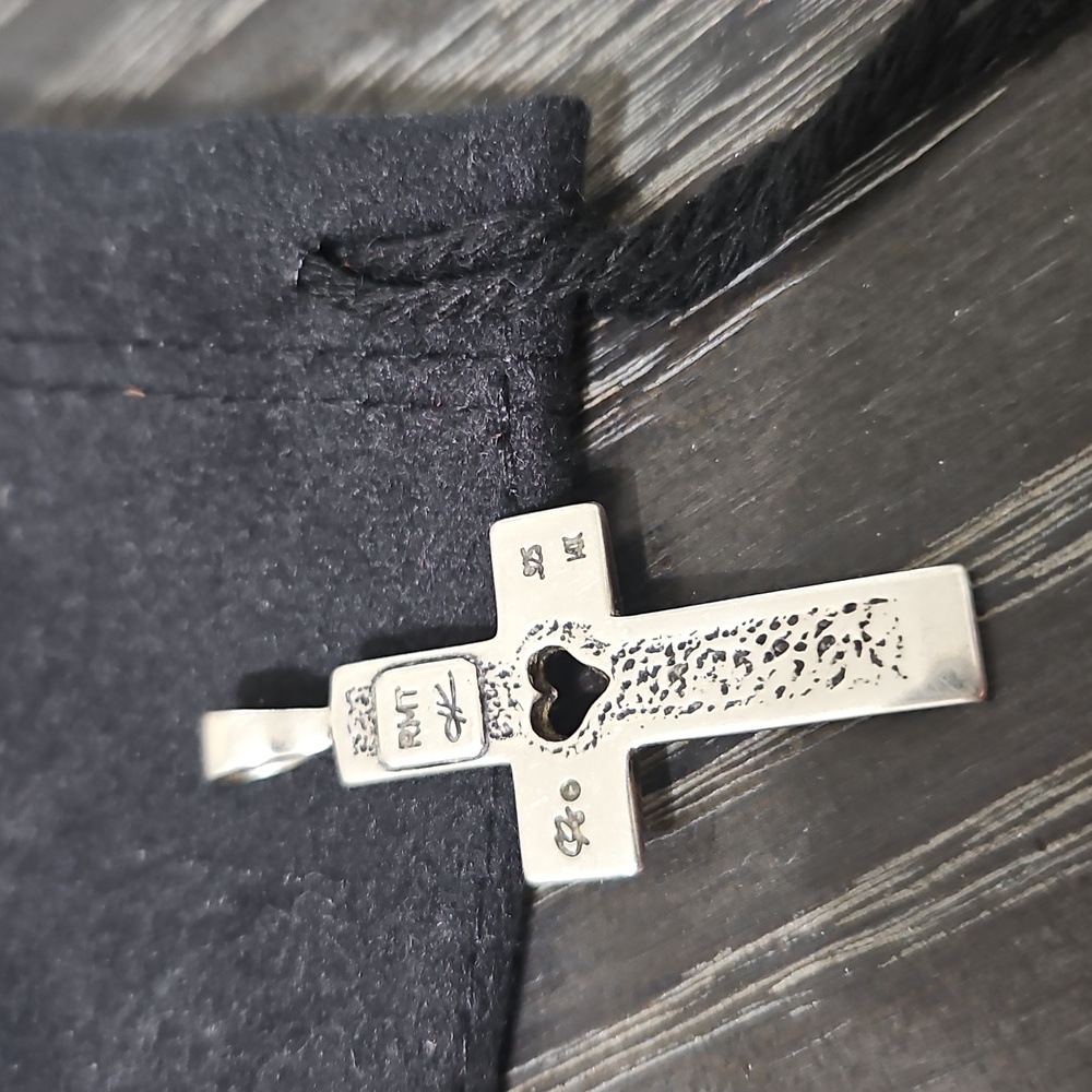 Carolyn Pollack RTM Silver Cross Pendant - Picture 2 of 4
